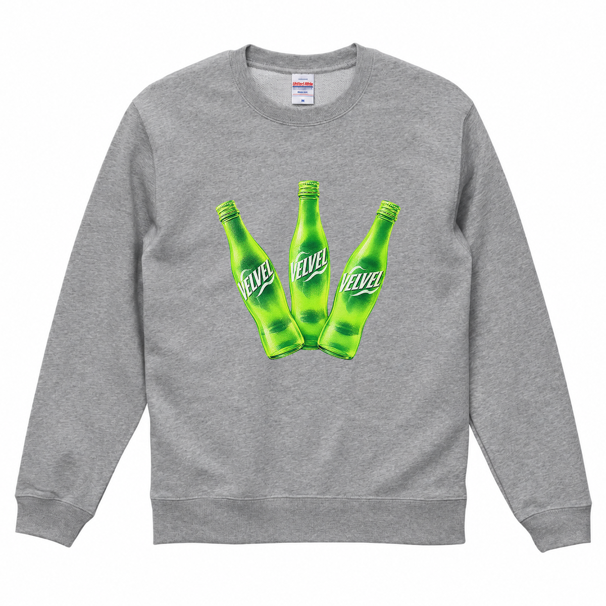 VELVEL sweatshirt Mixed Gray front