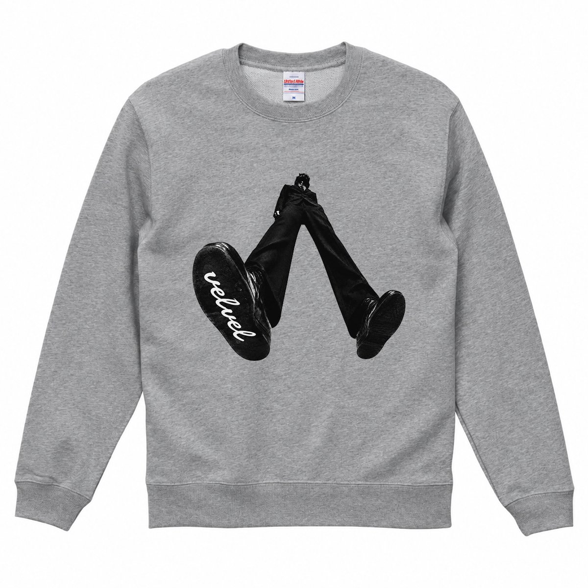 VELVEL sweatshirt Mixed Gray front