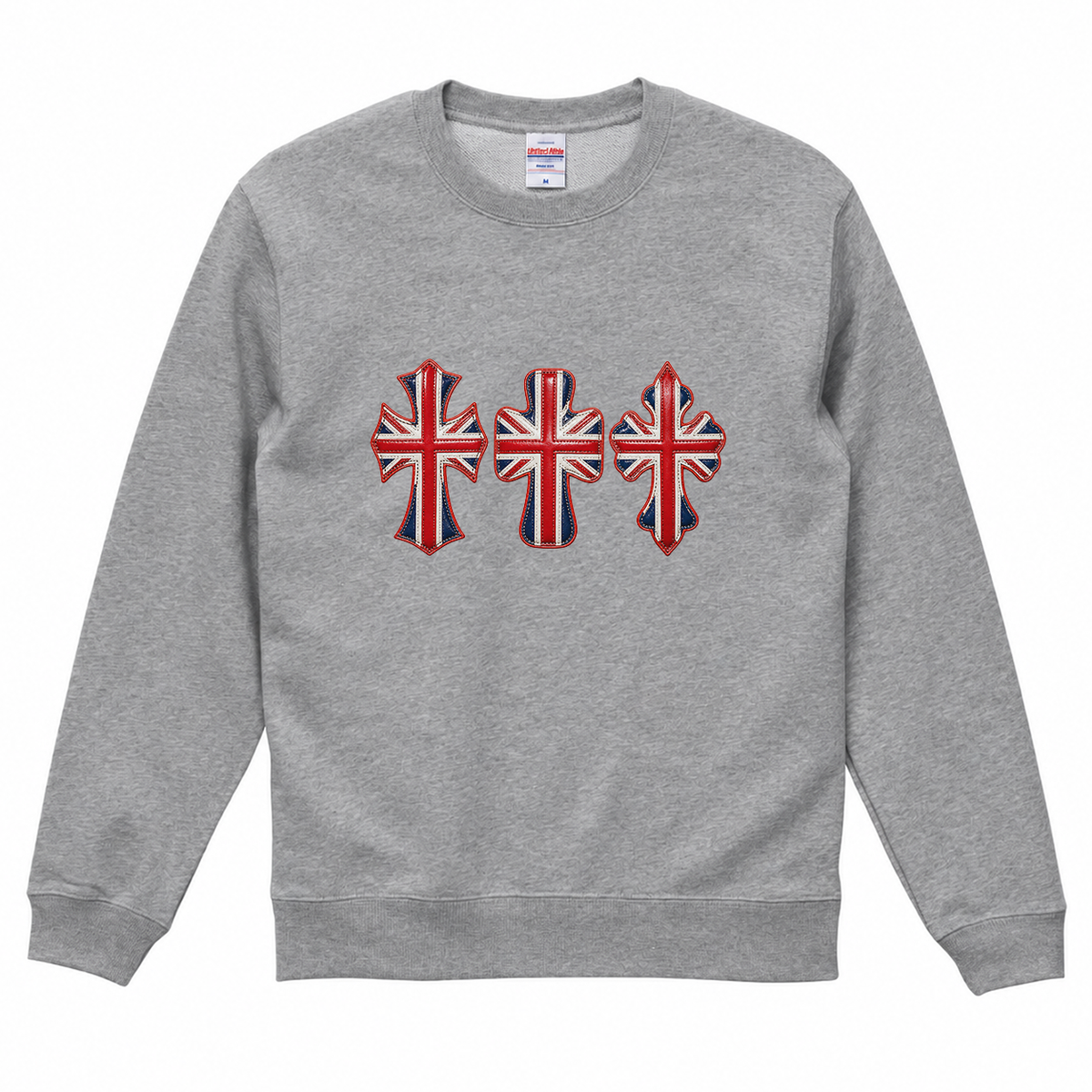 VELVEL sweatshirt Mixed Gray front